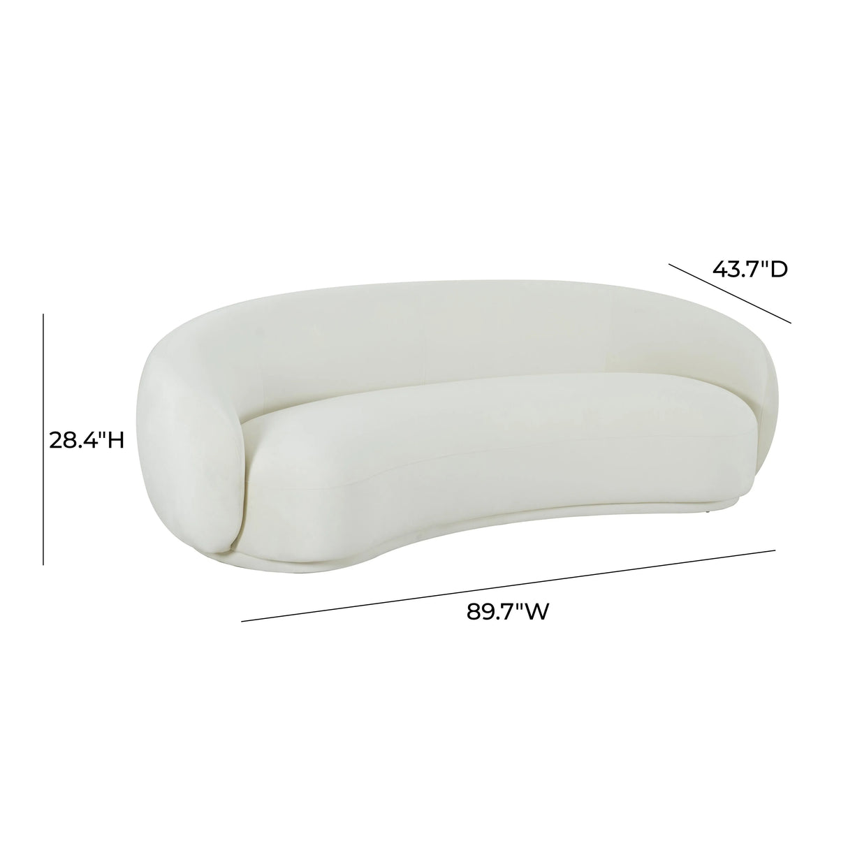 Kendall Velvet Sofa by TOV Furniture at Eve Furniture