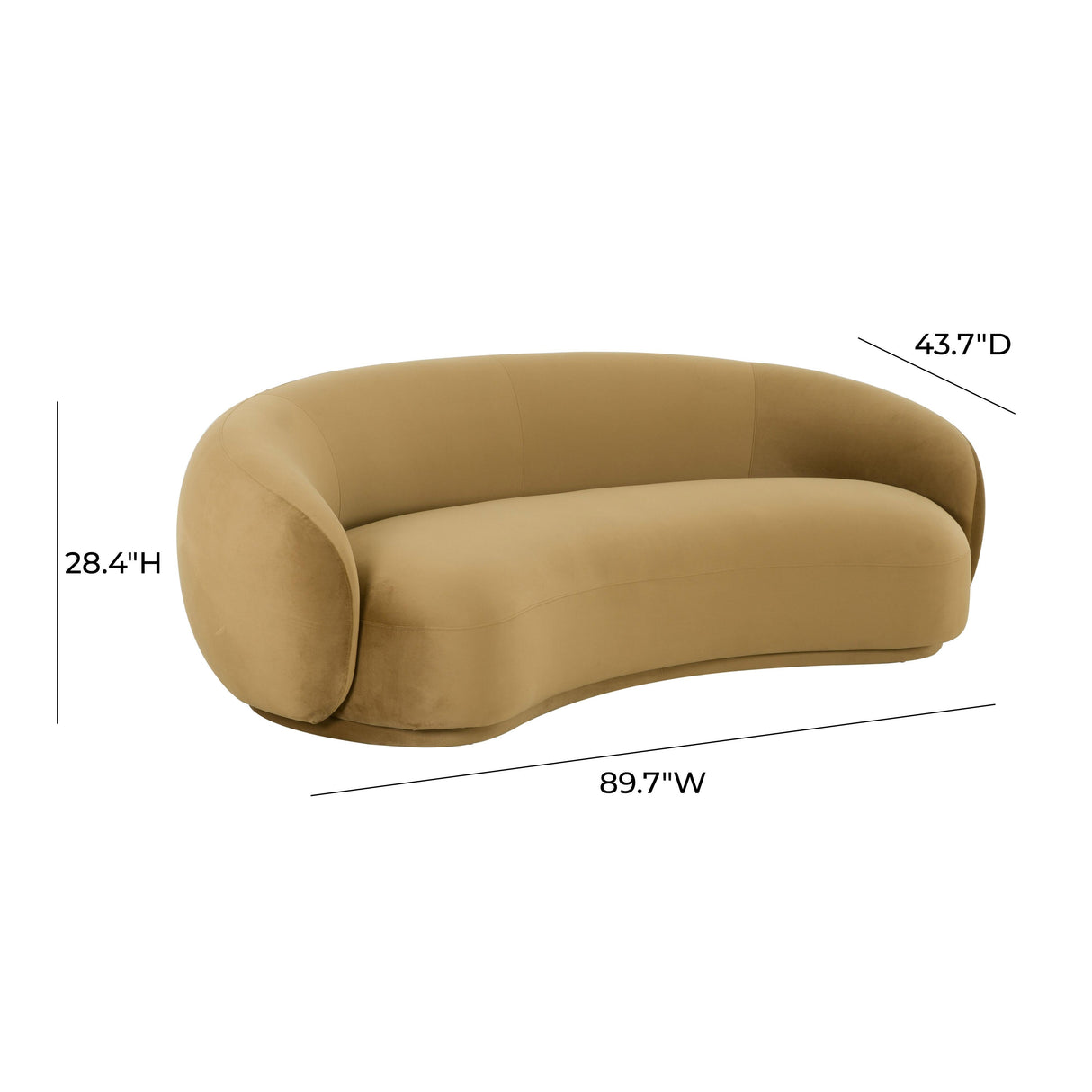 Kendall Velvet Sofa by TOV Furniture at Eve Furniture