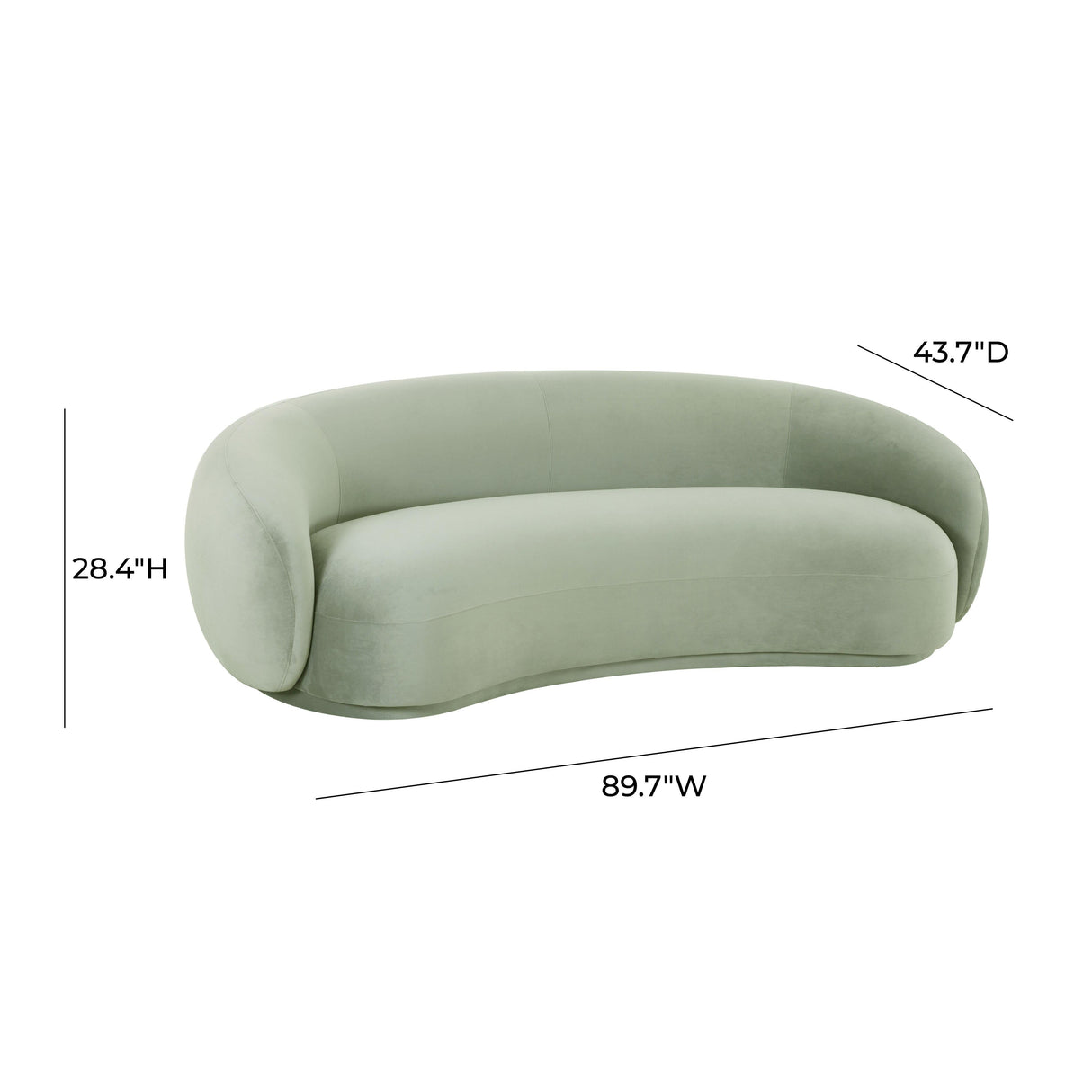 Kendall Velvet Sofa by TOV Furniture at Eve Furniture