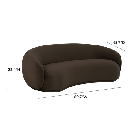 Kendall Velvet Sofa by TOV Furniture at Eve Furniture