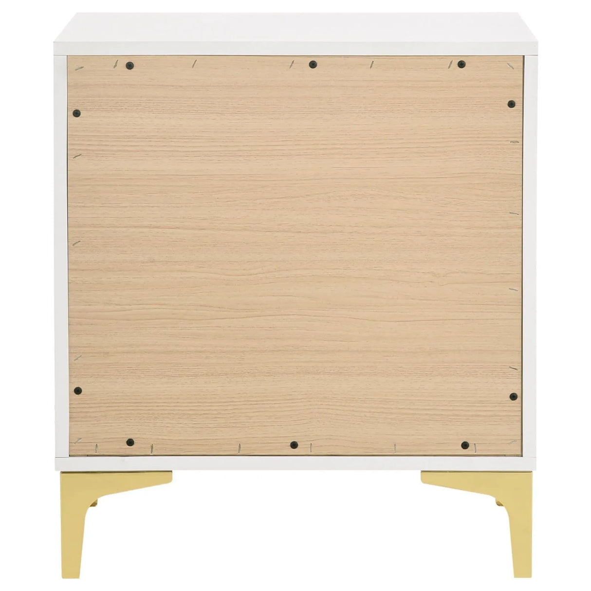 Kendall White 2-Drawer Nightstand by Coaster at Eve Furniture