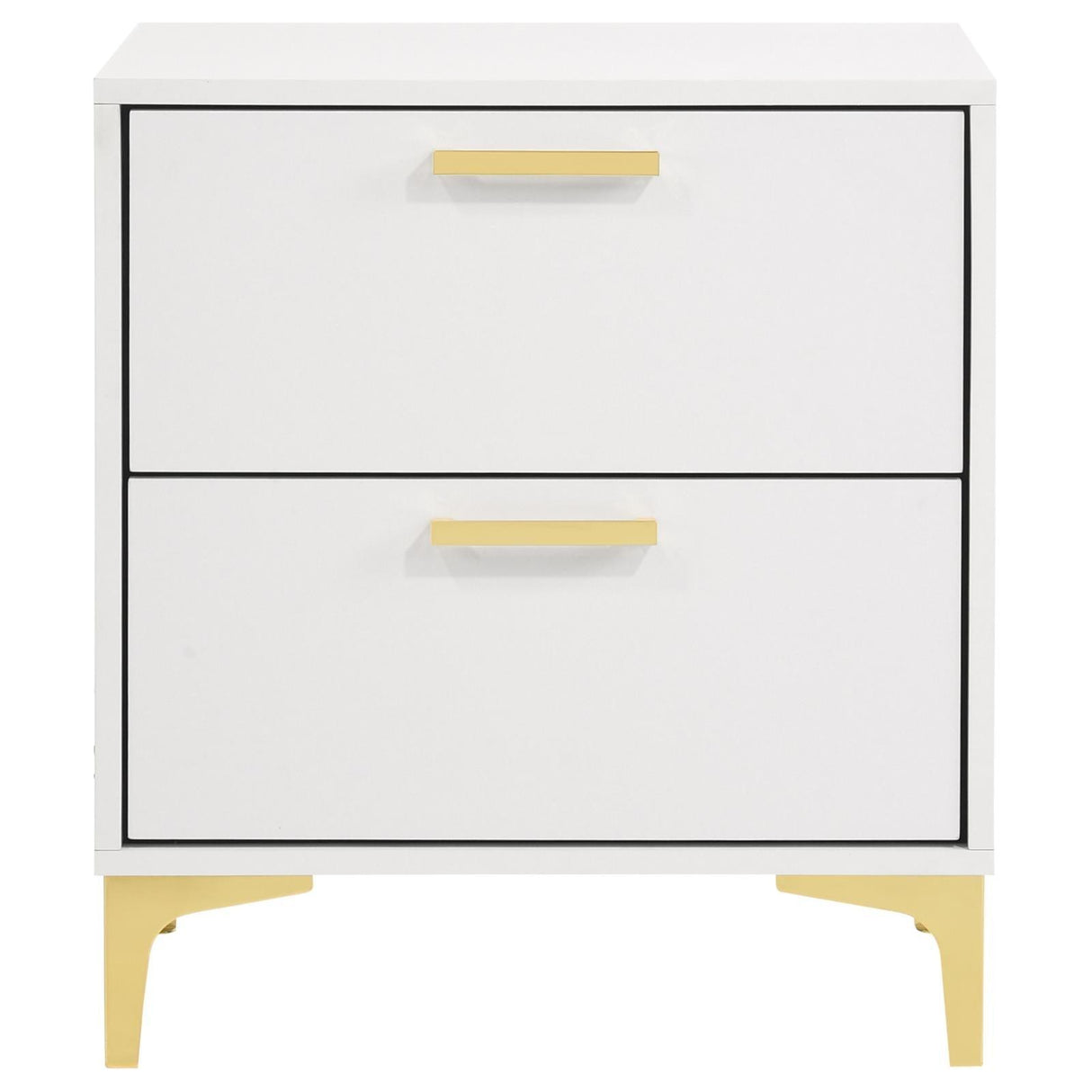 Kendall White 2-Drawer Nightstand by Coaster at Eve Furniture