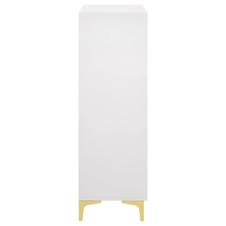 Kendall White 5-Drawer Chest by Coaster at Eve Furniture