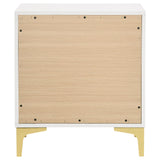 Kendall White 5-Piece California King Bedroom Set by Coaster at Eve Furniture