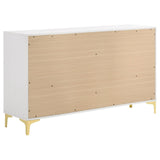 Kendall White 5-Piece Queen Bedroom Set by Coaster at Eve Furniture