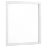 Kendall White Square Dresser Mirror by Coaster at Eve Furniture