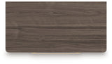 Kendanport Brown/White Five Drawer Chest by Ashley at Eve Furniture
