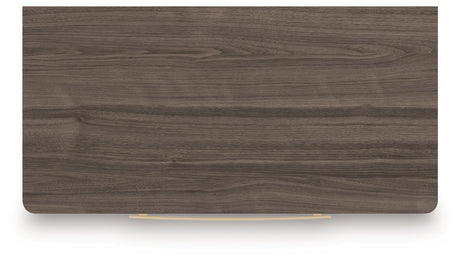 Kendanport Brown/White Five Drawer Chest by Ashley at Eve Furniture