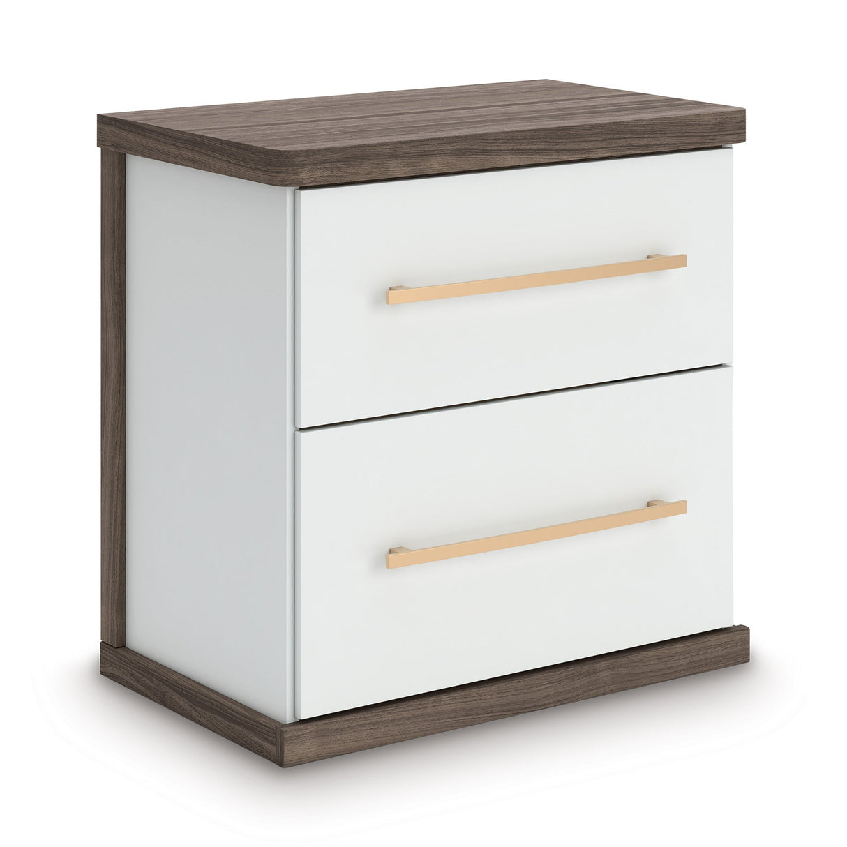 Kendanport Brown/White Upholstered Bedroom Set by Ashley at Eve Furniture