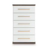 Kendanport Brown/White Upholstered Bedroom Set by Ashley at Eve Furniture