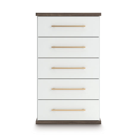 Kendanport Brown/White Upholstered Bedroom Set by Ashley at Eve Furniture