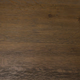 Kendrix Dark Brown Oak Wood Cappuccino Marble 4 Door Closed Sideboard by Mercana at Eve Furniture