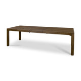 Kendrix Dark Brown Oak Wood Extendable Rectangular Dining Table by Mercana at Eve Furniture