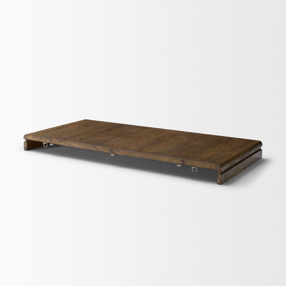 Kendrix Dark Brown Oak Wood Extendable Rectangular Dining Table by Mercana at Eve Furniture