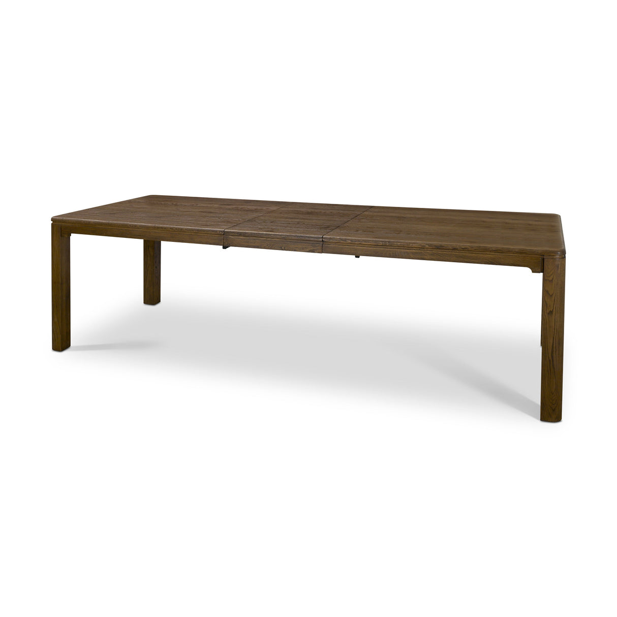 Kendrix Dark Brown Oak Wood Extendable Rectangular Dining Table by Mercana at Eve Furniture