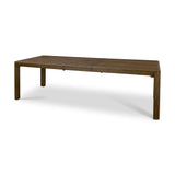 Kendrix Dark Brown Oak Wood Extendable Rectangular Dining Table by Mercana at Eve Furniture