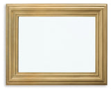 Keneriah Gold Finish Accent Mirror by Ashley at Eve Furniture