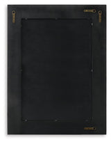 Keneriah Gold Finish Accent Mirror by Ashley at Eve Furniture