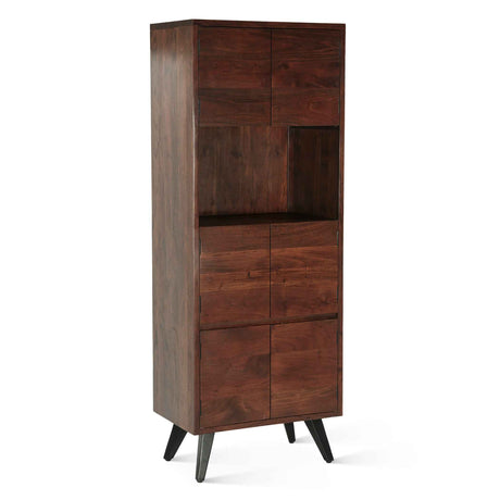 Kennedy 28" Bar Cabinet in Walnut by Home Trends & Design at Eve Furniture