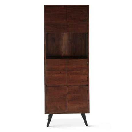 Kennedy 28" Bar Cabinet in Walnut by Home Trends & Design at Eve Furniture