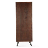 Kennedy 28" Bar Cabinet in Walnut by Home Trends & Design at Eve Furniture