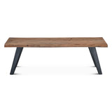 Kennedy 54" Bench in Smoke Acacia by Home Trends & Design at Eve Furniture