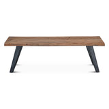 Kennedy 54" Bench in Smoked Acacia by Home Trends & Design at Eve Furniture