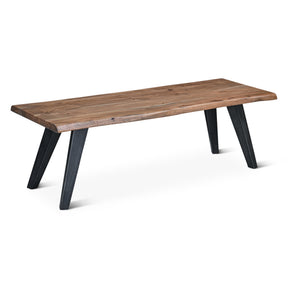 Kennedy 54" Bench in Smoked Acacia by Home Trends & Design at Eve Furniture
