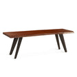 Kennedy 54" Bench in Walnut by Home Trends & Design at Eve Furniture