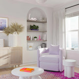 Kennedy Velvet Swivel Accent Chair by TOV Furniture at Eve Furniture