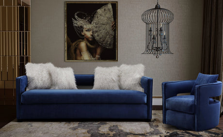 Kennedy Velvet Swivel Accent Chair by TOV Furniture at Eve Furniture