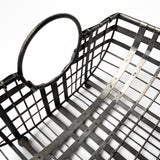 Kenneth (Set of 2) Gray Metal Baskets by Mercana at Eve Furniture
