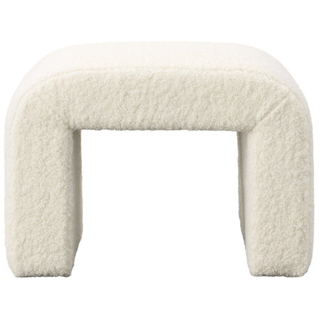 Kenneth Small Bench, Cream by Dovetail at Eve Furniture