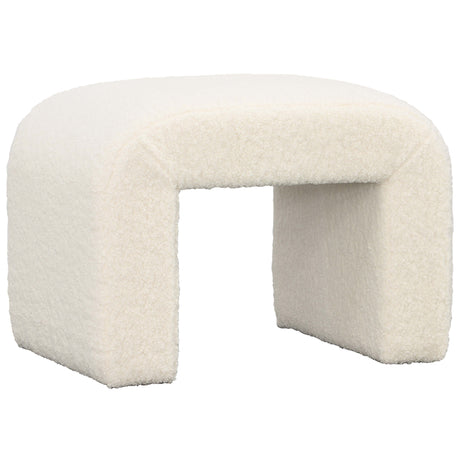 Kenneth Small Bench, Cream by Dovetail at Eve Furniture