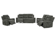 Kennett Dark Grey 3-piece Chenille Power Reclining Sofa Set by Coaster at Eve Furniture