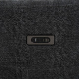Kennett Dark Grey Chenille Upholstered Power Reclining Sofa by Coaster at Eve Furniture