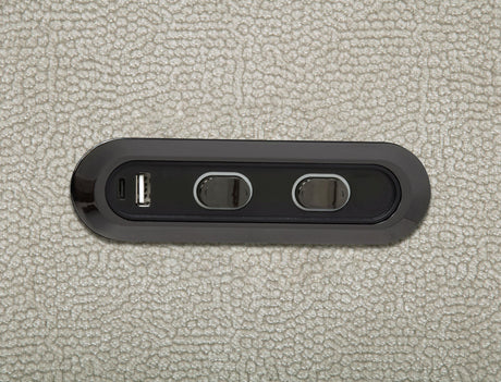 Kennett Ivory 2-Piece Chenille Power Reclining Set by Coaster at Eve Furniture