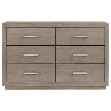 Kenora 6-drawer Dresser Barley Brown