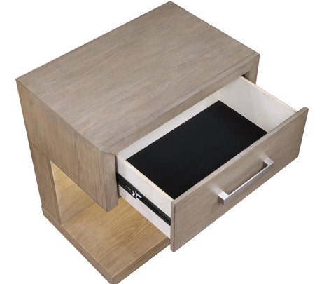Kenora Barley Brown 1-drawer Nightstand Bedside Table by Coaster at Eve Furniture