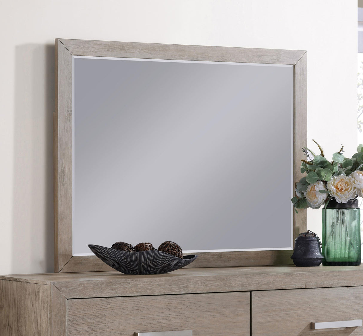 Kenora Barley Brown 6-drawer Dresser Mirror by Coaster at Eve Furniture