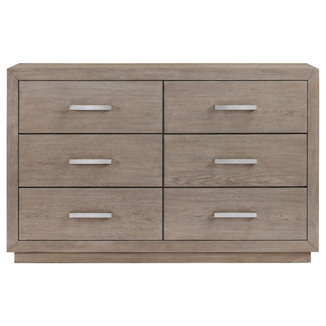 Kenora Brown 6-drawer Dresser Barley by Coaster at Eve Furniture