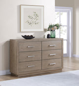 Kenora Brown 6-drawer Dresser Barley by Coaster at Eve Furniture