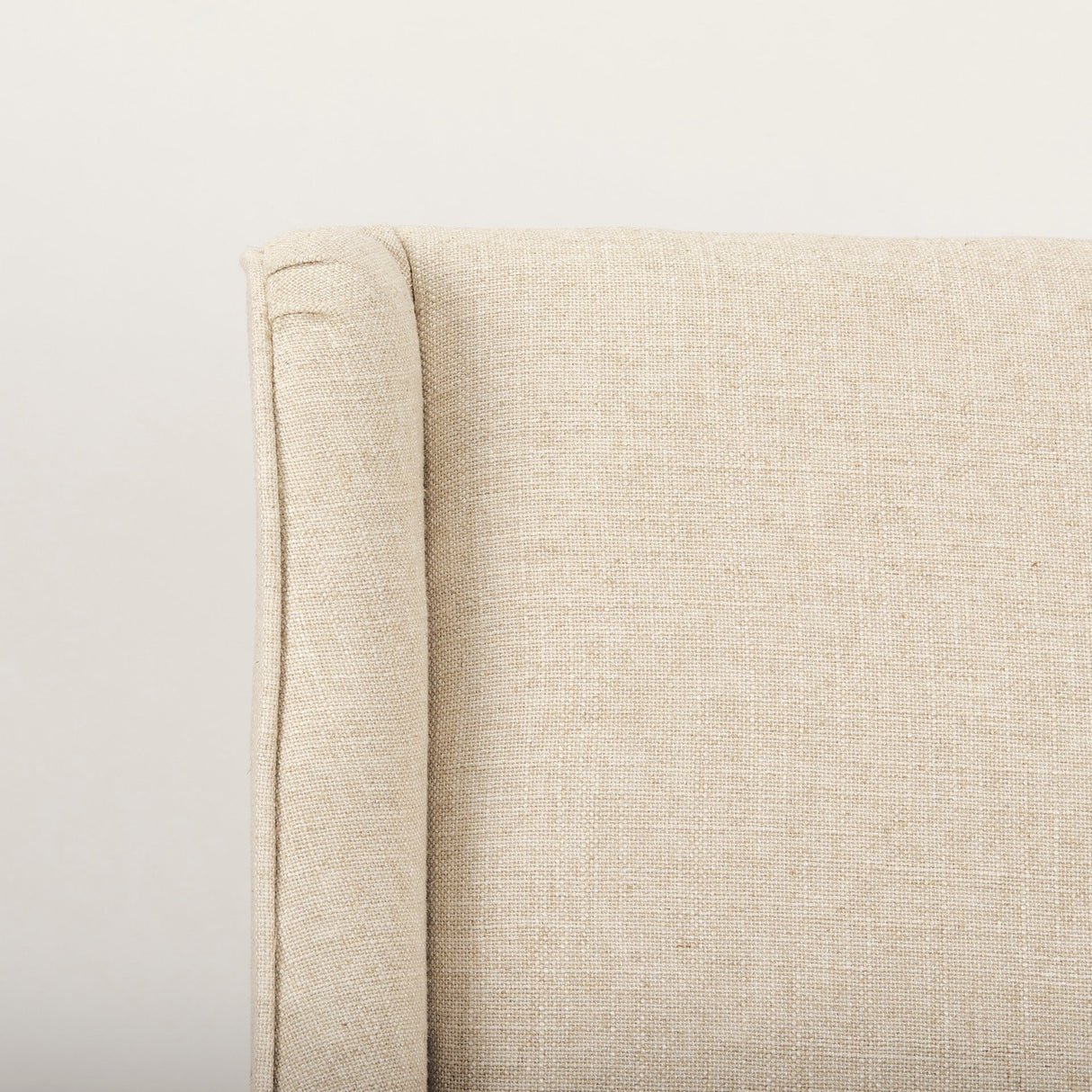 Kensington I Cream Fabric and Solid Wood Dining Chair by Mercana at Eve Furniture