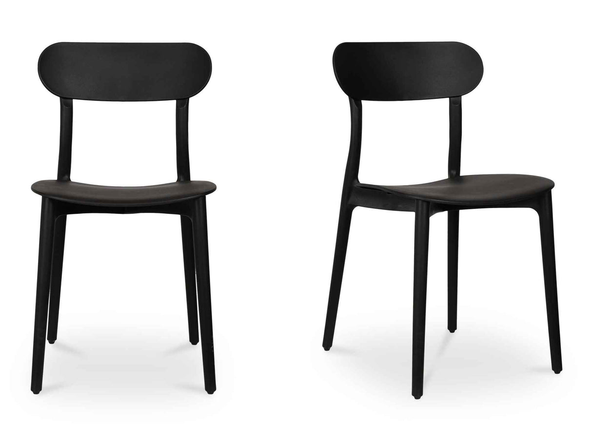 Kent Black Outdoor Dining Chair (Set of 2) by Moe's Home at Eve Furniture