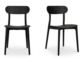 Kent Black Outdoor Dining Chair (Set of 2) by Moe's Home at Eve Furniture