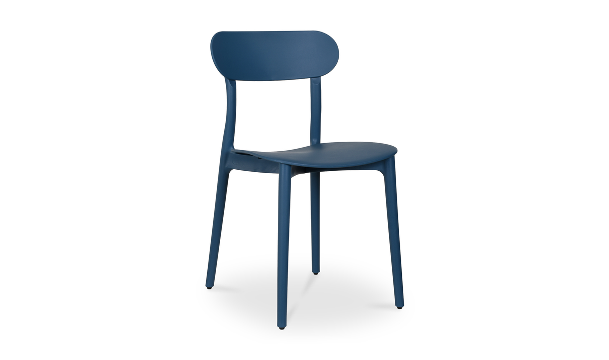Kent Outdoor Dining Chair Navy - Set of 2 by Moe's Home at Eve Furniture