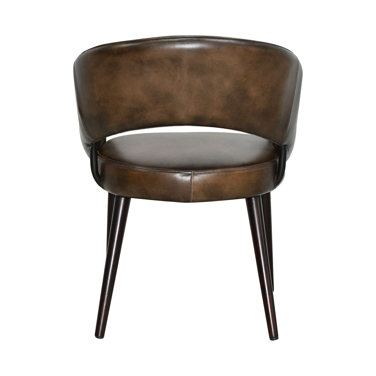 Kent Turner 23" Dining Chair in Antique Whiskey with Walnut Legs, Set of 2 by Home Trends & Design at Eve Furniture