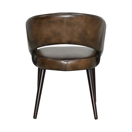 Kent Turner 23" Dining Chair in Antique Whiskey with Walnut Legs, Set of 2 by Home Trends & Design at Eve Furniture