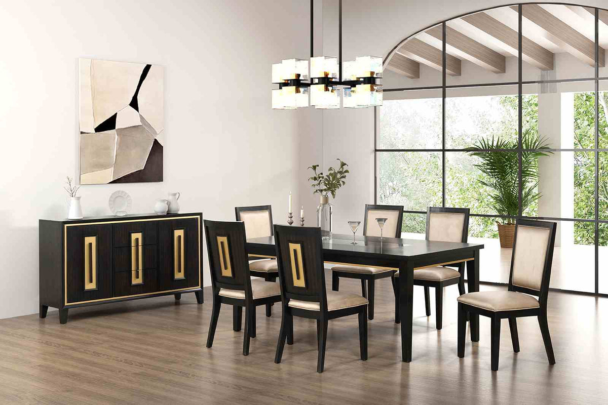 Kenyada Espresso Dining Table