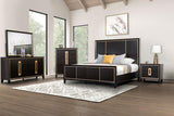 Kenyada Espresso King Panel Bed by Furniture of America at Eve Furniture
